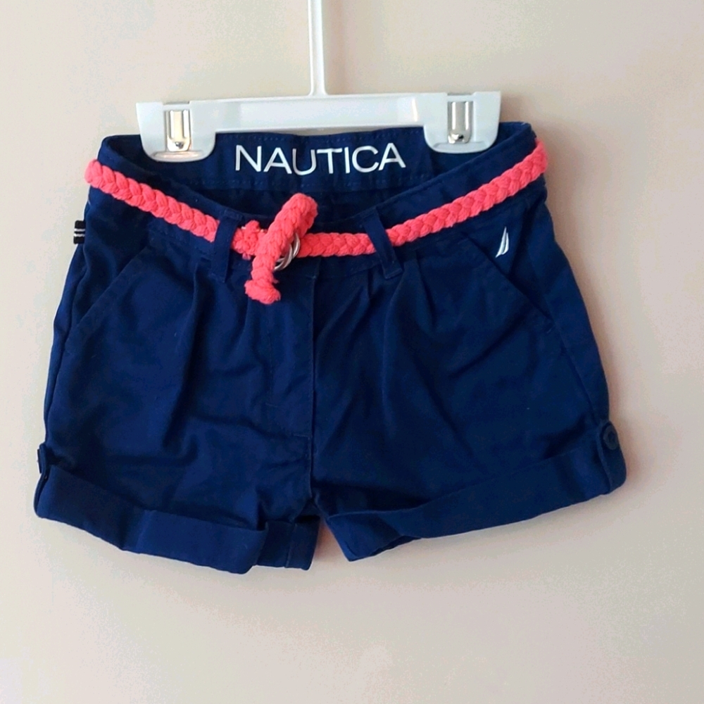 Nautica Blue Toddler Shorts with Pockets